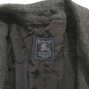 burberrys ヴィンテージ 87年 ステンカラーコート ウール ヘリンボーン 丸善別注 オーダーメイド グレー