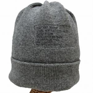 N.HOOLYWOOD エヌハリ ニット帽 帽子 ビーニー ウール混 刺繍 灰色 グレー GY03
