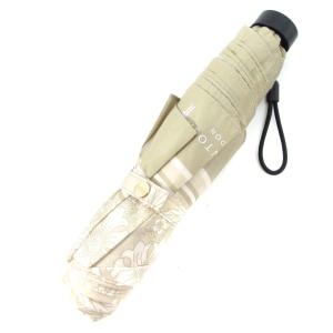 MACKINTOSH 【BIBURY FLOWER】フラワープリントUV折りたたみ傘 G5W01216 雨傘 日傘 コンパクト 晴雨兼用 ベージュ