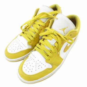 NIKE 553558-171 Air Jordan 1 Low スニーカー 28.0cm イエロー