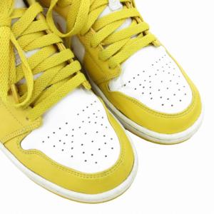 NIKE 553558-171 Air Jordan 1 Low スニーカー 28.0cm イエロー