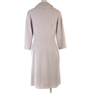 FOXEY BOUTIQUE ワンピース ひざ丈 ウール アンゴラ混 長袖 ピンク系 40 M位