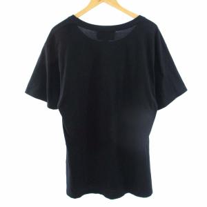 GUCCI Tシャツ レオパードワッペン ヴィンテージ加工 ブラック S
