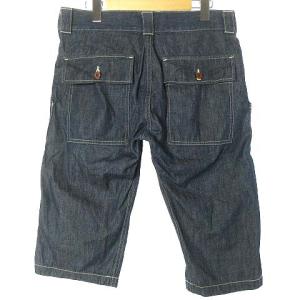 eYe JUNYA WATANABE MAN ショートパンツ デニムライク リネン混 ジップフライ AD2011 WI-P031 インディゴブルー L GY99