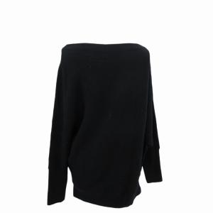 Deuxieme Classe ウールニット セーター ボートネック 長袖 黒 ブラック GY31