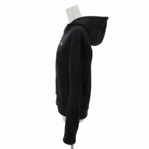 adidas Climawarm ジップアップパーカー フーディ スリーライン ロゴプリント 長袖 M 黒 ブラック GY99