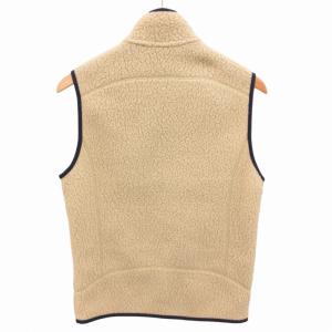 Patagonia レトロ パイル フリースベスト ジャケット ジップアップ XS アイボリー