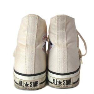CONVERSE ALLSTAR CANVAS J HI スニーカー ハイカット キャンバス 5AH01 白 ホワイト US8 約26.5cm