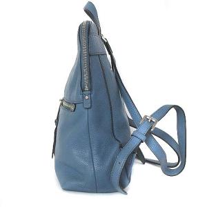 MICHAEL KORS リュックサック デイパック レザー ジップバッグ 青 ブルー 鞄