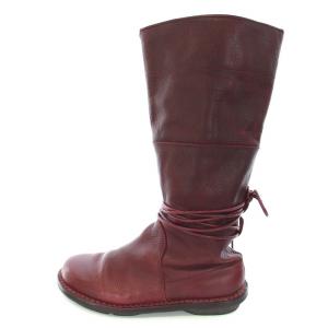 trippen MEXICO KHK/SM-PUB ロングブーツ レザー バーガンディー