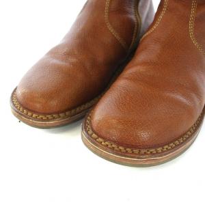 trippen WARRIOR cuoio ロングブーツ ベルト レザー 23.5cm 茶 ブラウン