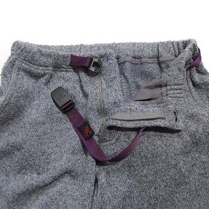 GRAMiCCi フリース ナロー リブ クライミングパンツ ジョガー 裏起毛 GUP-17F007 グレー M