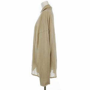 SHIPS Wai ニットシャツ アンサンブル カーディガン カットソー 長袖 ベージュ