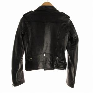 TODAYFUL ライダースジャケット ダブル 羊革 ラムレザー 38 M 黒 ブラック