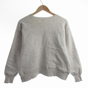 WAREHOUSE BODIES トレーナー スウェット 長袖 36 グレー 白 ホワイト