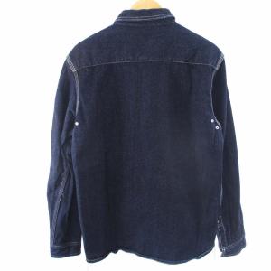 フラットヘッド　長袖　デニムシャツ　刺繍　セルビッチ　サイズ40 □レア□フラットヘッド□THE FLAT HEAD□デニムウエスタン