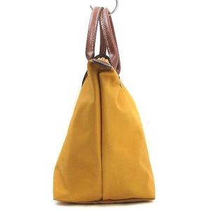 Longchamp プリアージュ ハンドバッグ  折りたたみ ナイロン 黄色 イエロー S