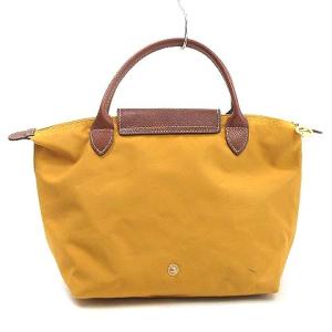 Longchamp プリアージュ ハンドバッグ  折りたたみ ナイロン 黄色 イエロー S