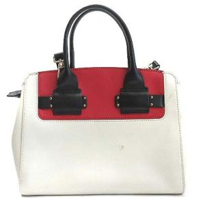 FURLA MRZ ショルダーバッグ ハンドバッグ 2WAY レザー 白 ホワイト
