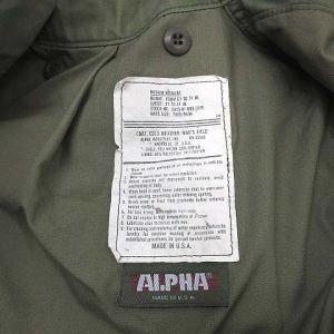 ALPHA INDUSTRIES フィールドジャケット ミリタリー アメリカ製 8415-01-999-7839 緑 カーキ M