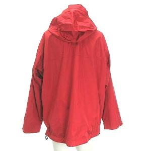 THE NORTH FACE マウンテンパーカー アノラック ジャケット フード ジップアップ ワンポイント ロゴ刺繍 NPW-2956 M 赤 レッド
