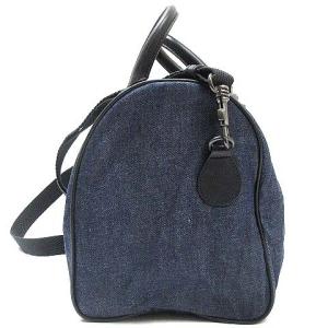 HUNTING WORLD ショルダーバッグ ミニボストン 2way デニム 511802 インディゴブルー