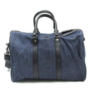 HUNTING WORLD ショルダーバッグ ミニボストン 2way デニム 511802 インディゴブルー
