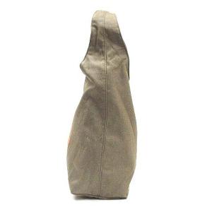 HUNTING WORLD BORNEO トートバッグ ワンハンドル ビッグロゴ カーキ