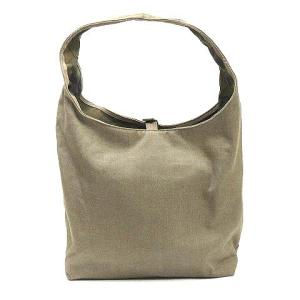 HUNTING WORLD BORNEO トートバッグ ワンハンドル ビッグロゴ カーキ