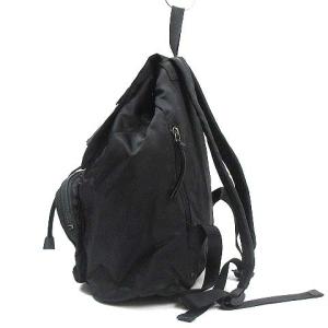 agnes b. リュックサック デイパック 巾着 ナイロン 黒 ブラック 鞄