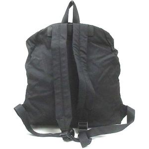 agnes b. リュックサック デイパック ナイロン 黒 ブラック 鞄