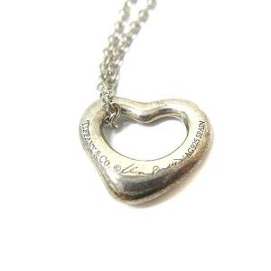 TIFFANY&Co. オープンハート エルサペレッティ ネックレス チェーン AG925 シルバー