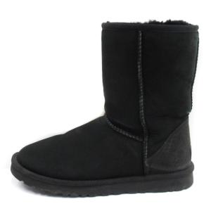 UGG australia クラシック ショート ムートン ブーツ 5825 黒 ブラック 24cm