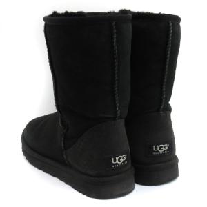 UGG australia クラシック ショート ムートン ブーツ 5825 黒 ブラック 24cm