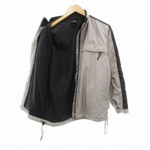 THE NORTH FACE NP16105 ジャケット ブルゾン ジップアップ ロゴ 裏起毛 S グレー