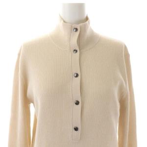 MAX&CO. 美品 ハイネックリブニット セーター 長袖 L ベージュ