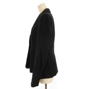 Brooks Brothers テーラード ジャケット 3B 裏地ストライプ ウール 黒 ブラック 4 OS