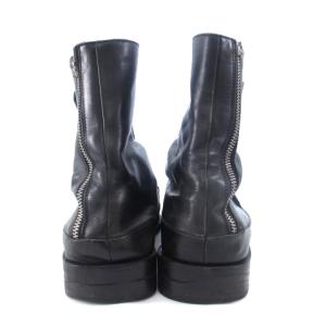 DIOR HOMME エンジニアブーツ ショート レザー ストラップ 黒 ブラック 40 GY03