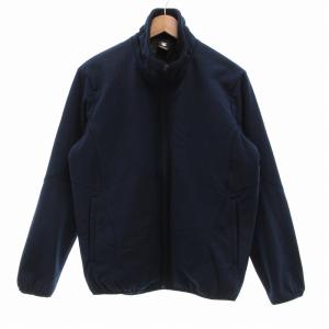 美品 ボンディングストレッチコート アウター 中綿 L 紺 ネイビー DR-220
