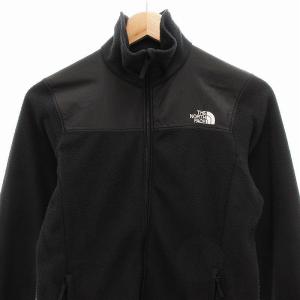 THE NORTH FACE Mountain Versa Micro Jacket フリース ジップアップ ロゴ刺繍 M 黒 ブラック NLW72104
