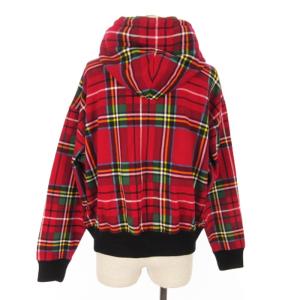 POLO RALPH LAUREN タグ付き パーカー スウェット 長袖 フード チェック ロゴ刺? 裏生地 プルオーバー 赤 レッド XS