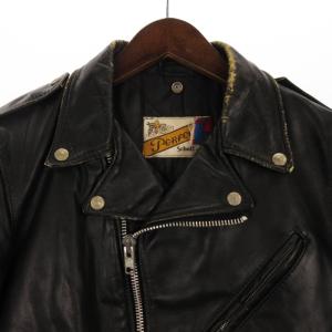Schott 90's ヴィンテージ ダブル ライダース ジャケット USA製 黒 ブラック 36