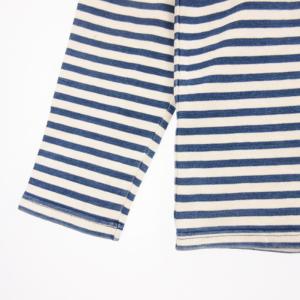 visvim BORDER CREW INDIGO Tシャツ カットソー 長袖 クルーネック ボーダー コットン 0114205010032