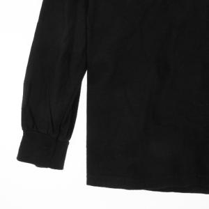 WIND AND SEA ゴッドセレクション GOD SELECTION Tシャツ カットソー 長袖 クルーネック 刺繍 コットン 黒 ブラック M