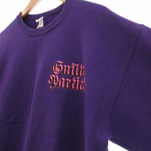 WACKO MARIA JERZEESボディ GUILTY PARTIES スウェット トレーナー バックプリント 裏起毛 L 紫 パープル