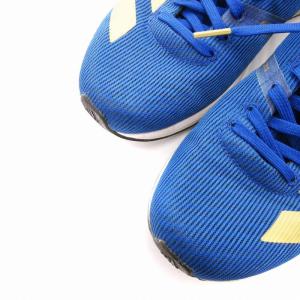 adidas 93 ADIZEROBOSTON8M ランニングシューズ ライン ロゴ 軽量 25.5cm G28859 青 ブルー