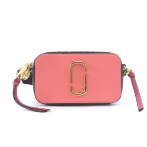 スナップショット THE SNAPSHOT ショルダーバッグ レザー M0012007 バイカラー ピンク GY18