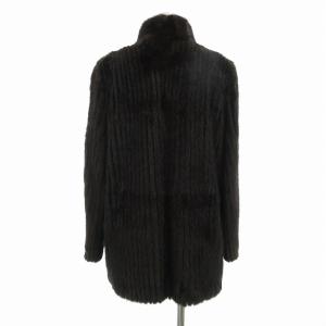 SAGA MINK ROTINY 銀サガ ファーコート 毛皮 シェアードミンク 13 XL 茶 ブラウン