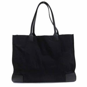 TORY BURCH エラ トートバッグ ナイロン レザー 黒 ブラック GY18