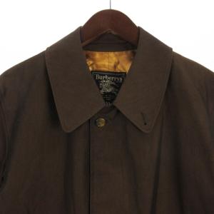 burberrys Harrods ステンカラー コート 裏地ノバチェック ブラウン系